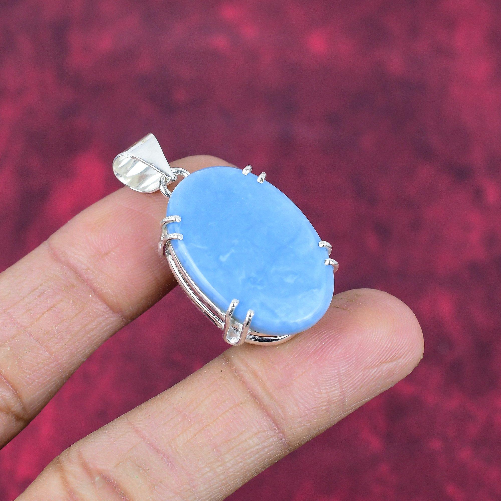 Owyhee Opal Pendant, 925 Solid Sterling Silver Jewelry, Gemstone Pendant, Gift For Her Handmade Dainty Jewelry