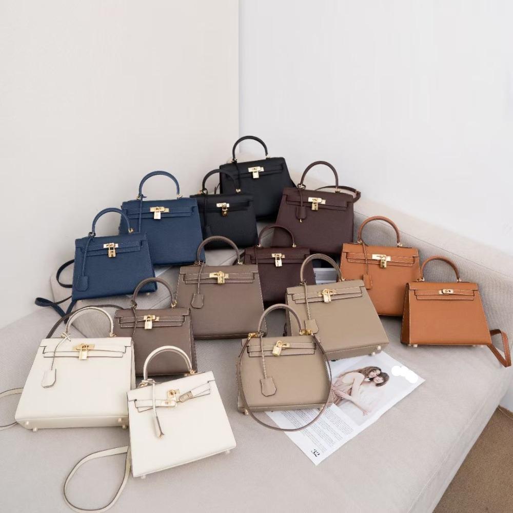 Nejnovější vysoce kvalitní taška Druhá generace Dámská kabelka z hovězí kůže se vzorem na dlani Crossbody taška přes rameno Taška klasického stylu