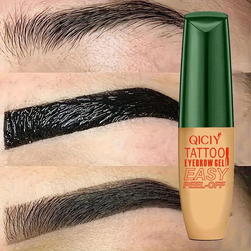 3 Color Temporary Tattoo Eyebrow Gel Quick-Drying Lasting Non-Fading Eyebrow Pencil Natural Brow Tattoo Tint Makeup