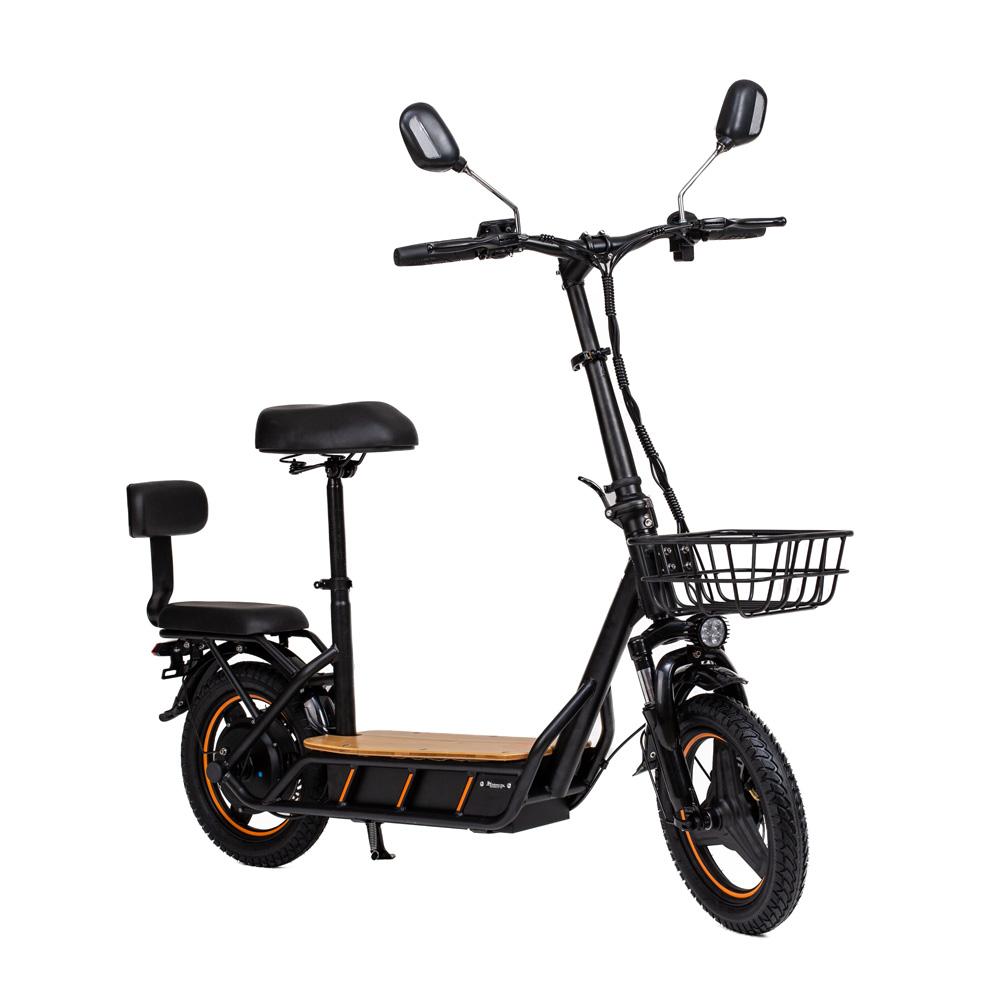 KuKirin C1 Pro Long Range E-Scooter 48V 26Ah High Capacity Battery, 500W Motor, Dual Dual Brakes, 14" Big Wheels Trekking E-Scooter