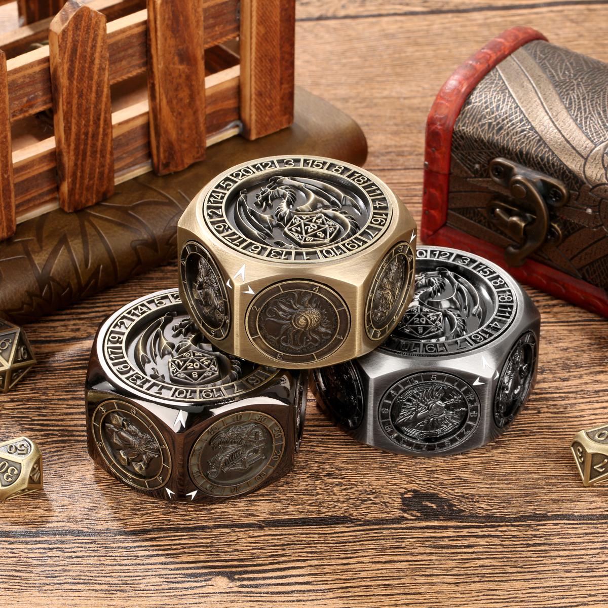 Achtseitige Muster Würfel Rollenspiel Party Geschenk Würfel D4/D6/D8/D10/D12/D20