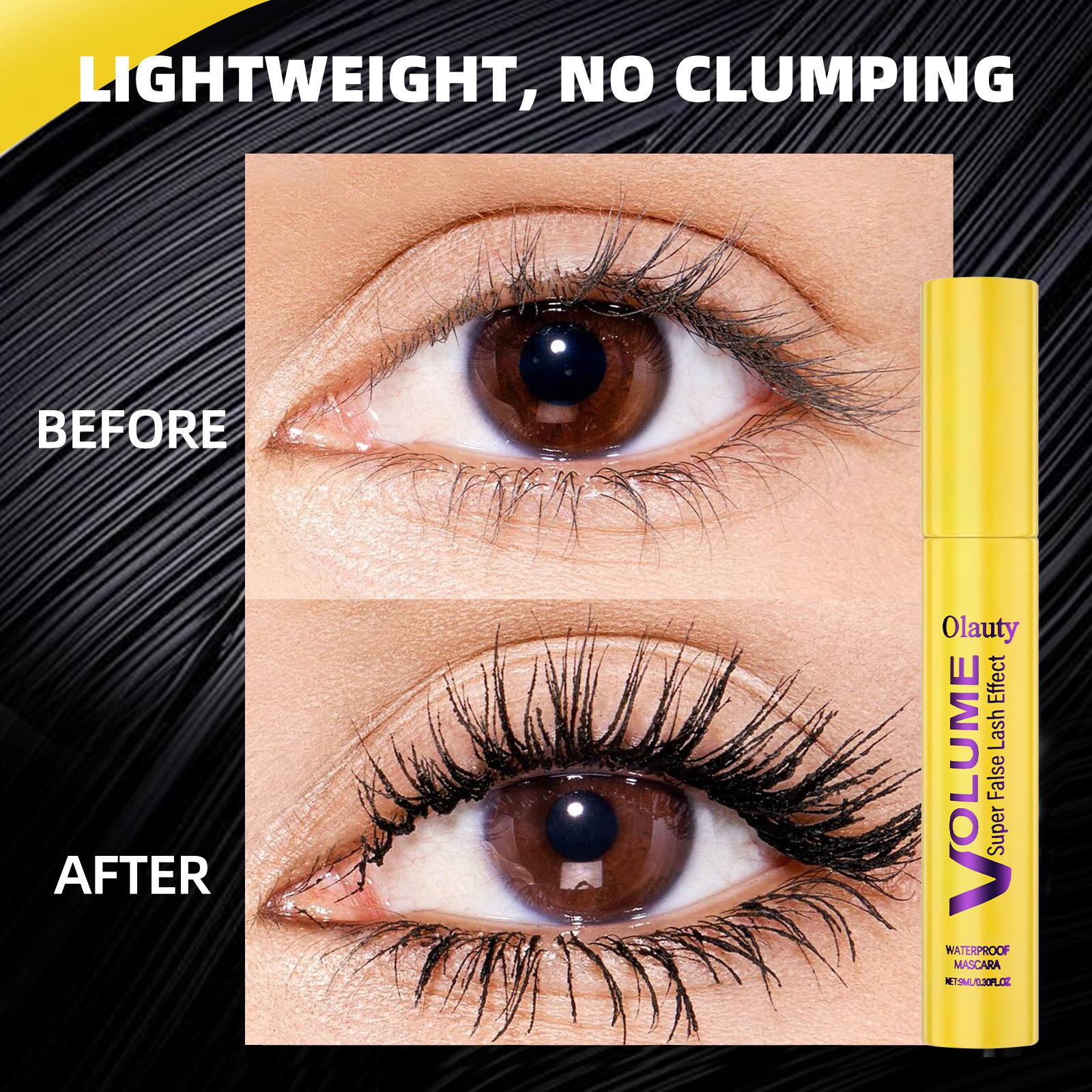Waterproof Mascara Eyelashes Lengthening Long Lasting Silky Lash Black Eyelashes Extension Make Up Beauty Eye Cosmetic