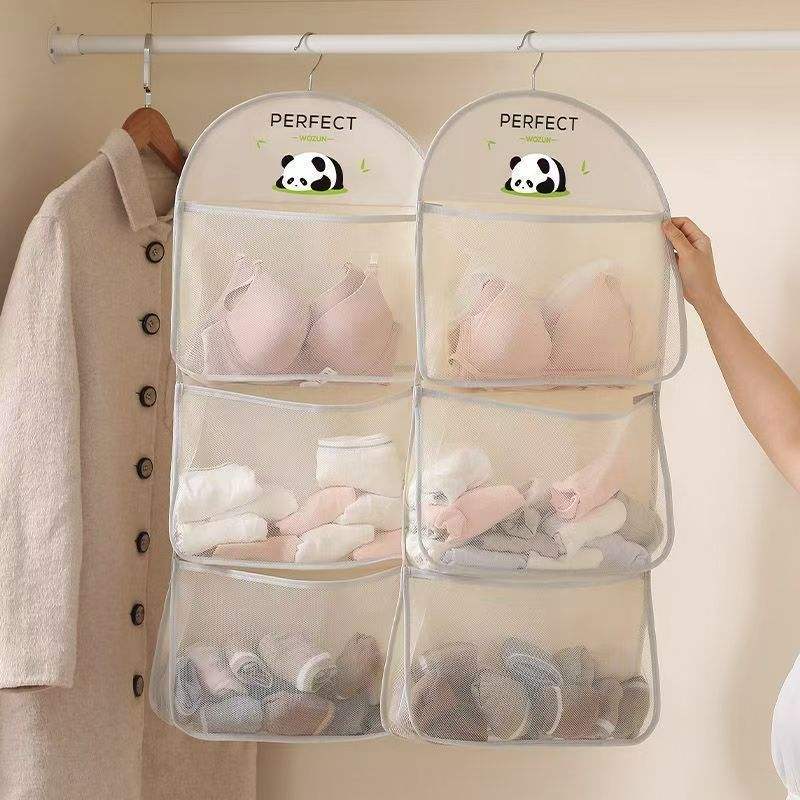 Multi-functional Fabric Hanging Bag for Behind the Door Multi-layer Storage Hanging Bag Miscellaneous Organizer Storage Hanging