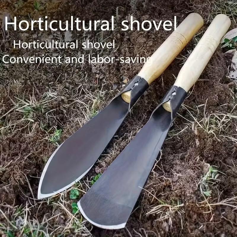 Gardening Tools Small Manganese Steel Shovel for Planting Flowers Nurturing Flowers Planting Vegetables Digging Wild Vegetables Weeding Digging Soil
