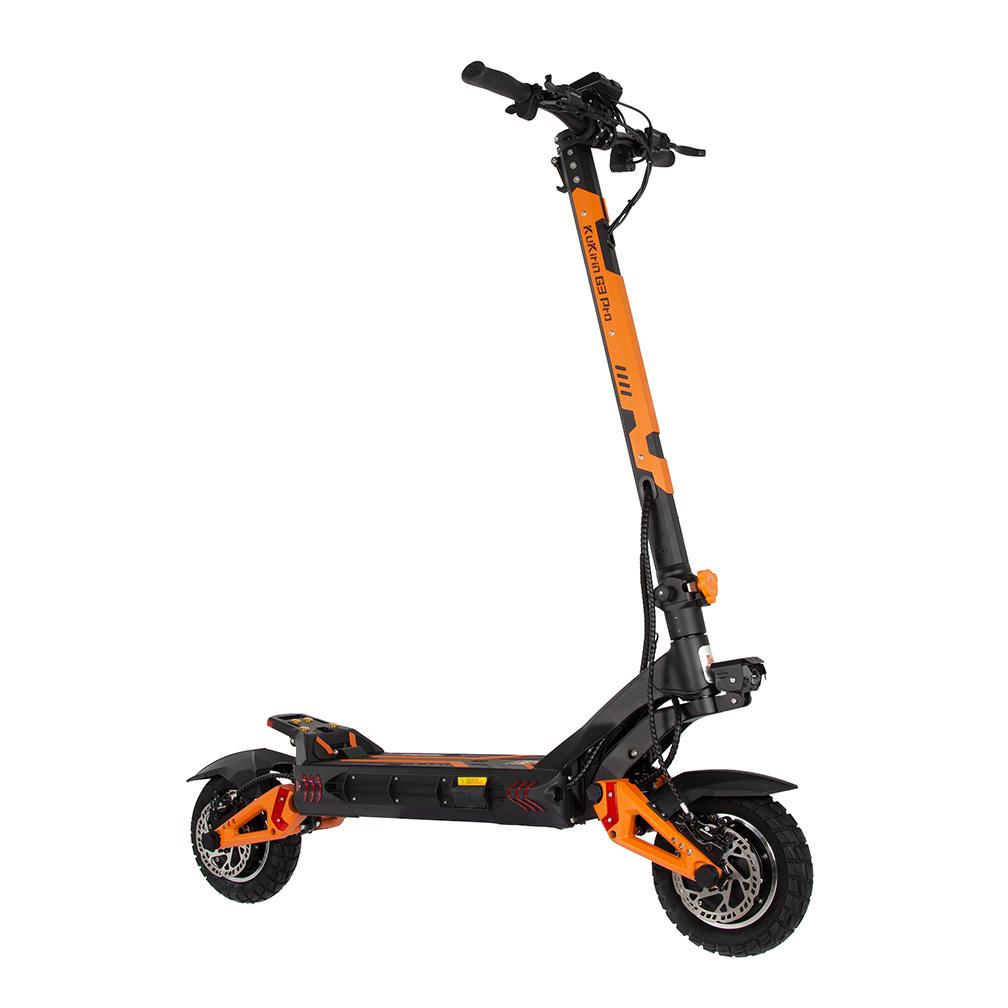 KuKirin G3 Pro Dual Motor Electric Scooter 2400W 52V 23.4Ah, 65km/h 10" Off-Road Tires, Hydraulic Suspension & Oil Brakes Foldable E-Scooter