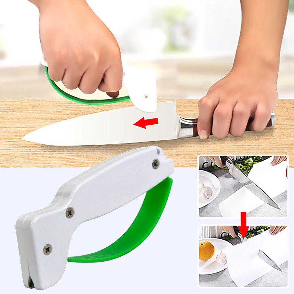Professional Knife Sharpener Stainless Steel Ceramic Knife Sharpening Stone Tungsten Steel Diamond Sharpener Kitchen Tools