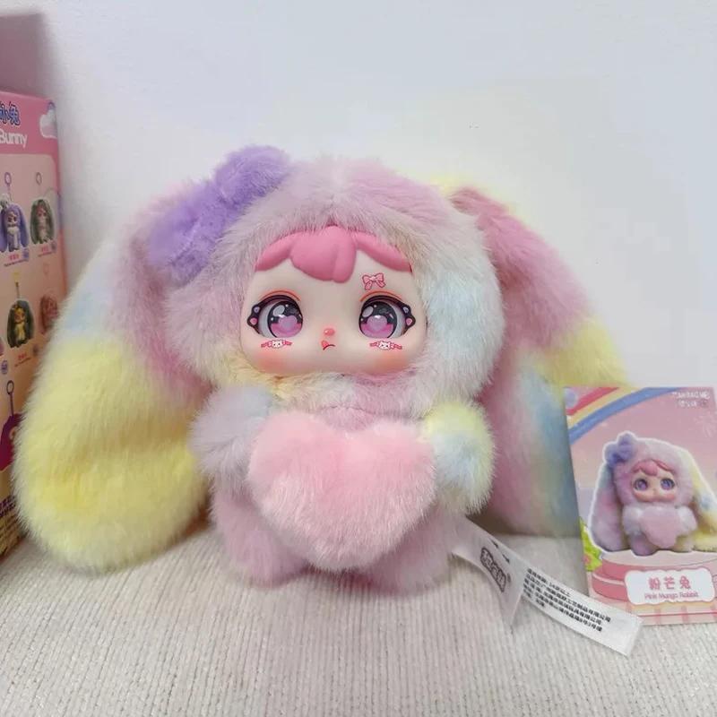 Cute Plush Doll Sweet Rabbit Vinyl Model Toy Gifts Bag Pendant