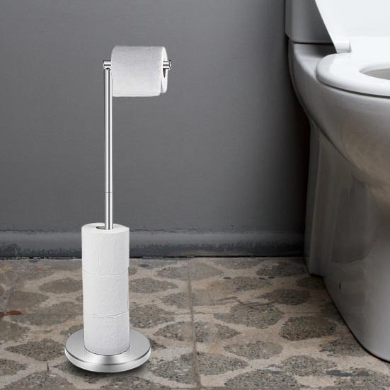 Tissue Roll Holder Establishing Design Home Accessories Minimalistic Paper Towel Storage Rack Practical Anti-rust Stainless Steel