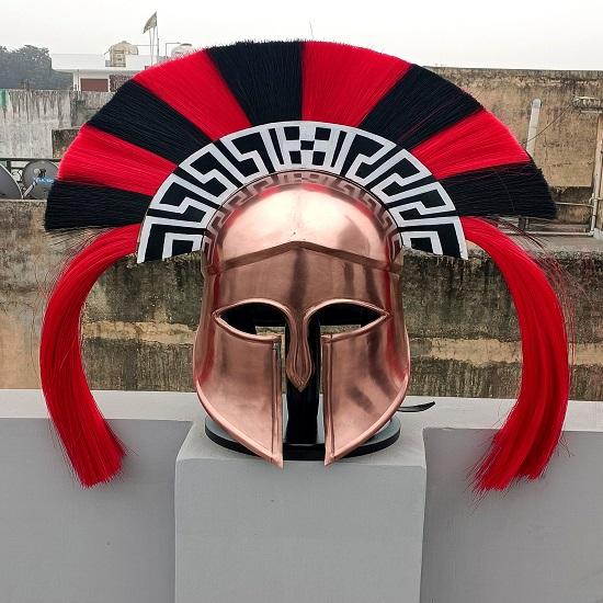Wearable  Greek Corinthian Helmet  Knight helmet  Warrior Helmet  Gift For Him