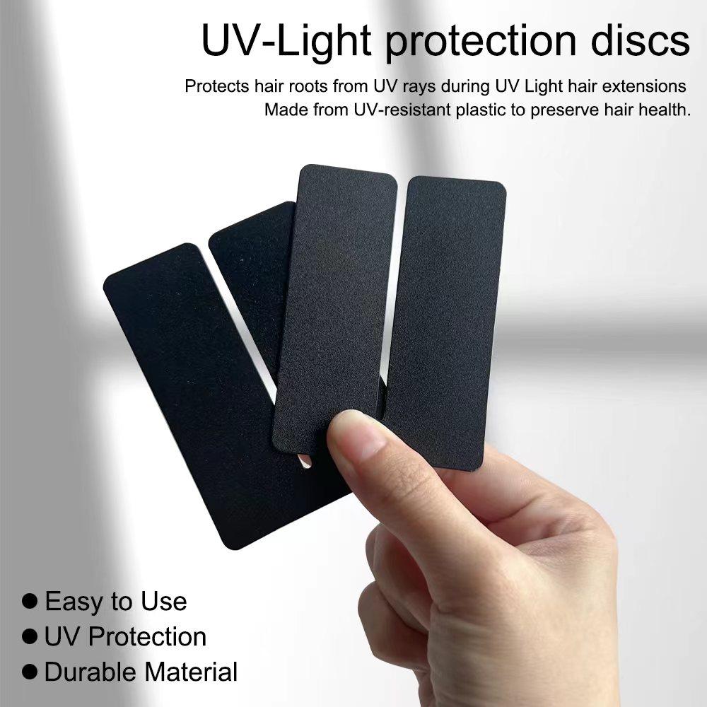 V-Light Hair Extension Replacement Accessories Includes 3 Ultraviolet V-Light Hair Extension Shields Durable and Protective Shields for Hair Extension