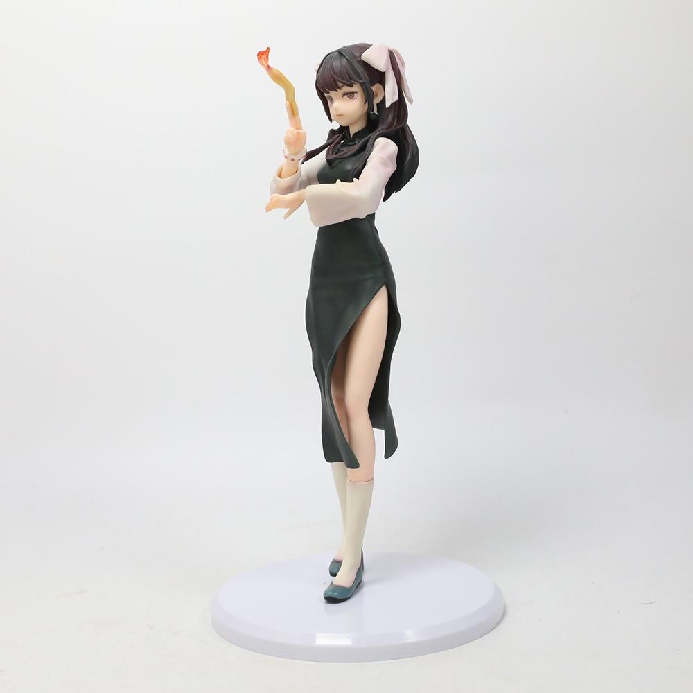 Girl Cheongsam Battle Lori Taoist Medicine Finger Xiangxi Junior Sister Handmade PVC Model Desktop Doll