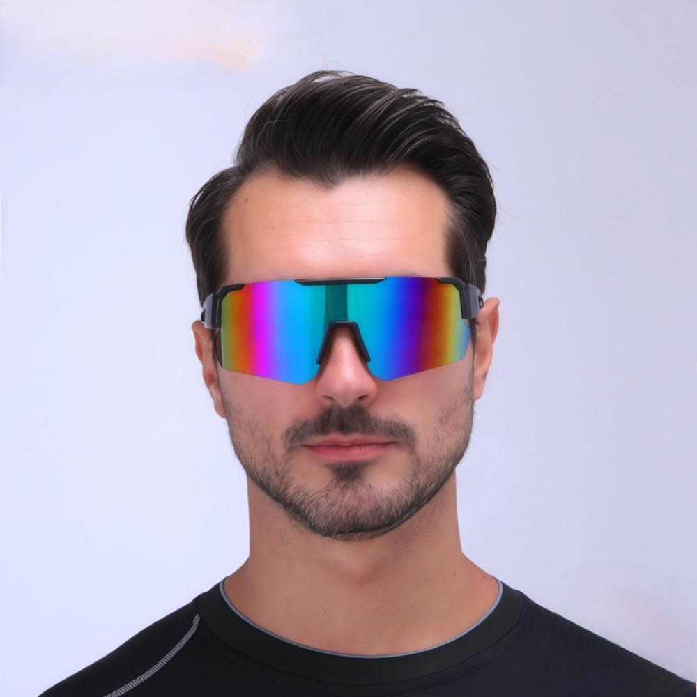 2025 New Anti-ultraviolet Sunglasses Bicycle Outdoor Sports Cycling Glasses Colorful Sunglasses