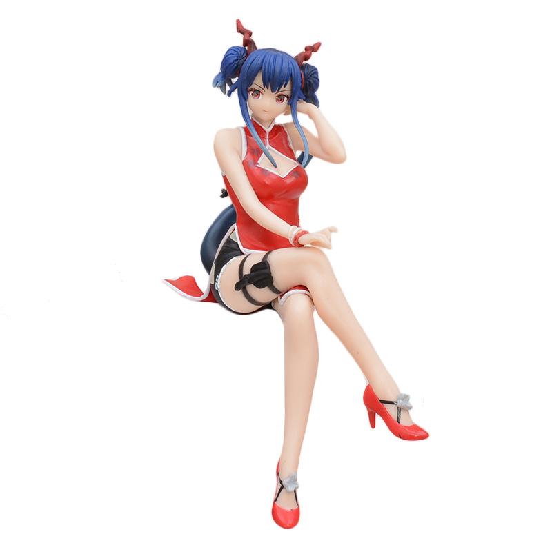 Arknights Chen In Cheongsam Rhodes Island Girl Figure Model Statue Collection Desktop Decoration Toy