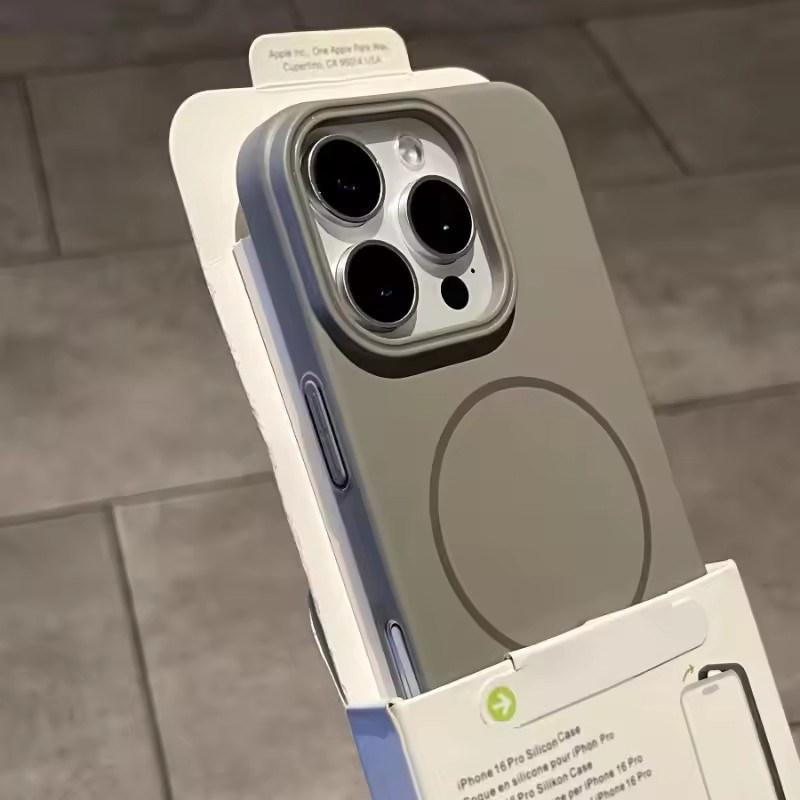 Ultra Thin PC Magnetic Phone Case For iPhone 17 Air 16 15 14 13 12 11 Pro Max Plus 16E Protection Magsafe Shockproof Cover