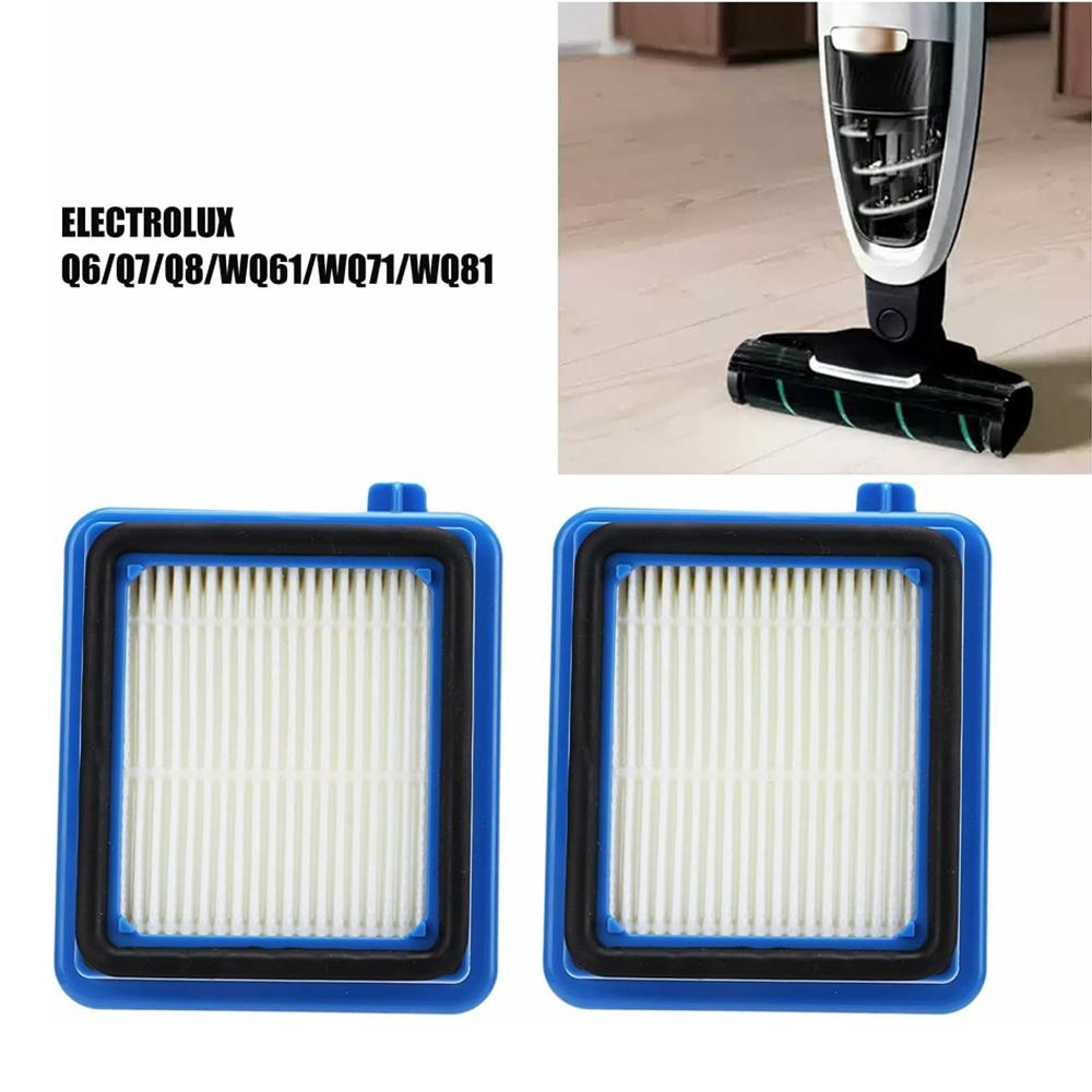 Set of 2 Filter Vacuum Cleaner Parts Replacement for Electrolux Q6 Q7 Q8 WQ61 WQ71 WQ81