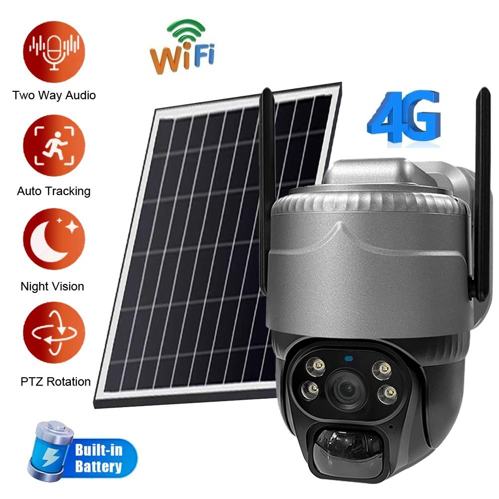 Solar Waterproof IP Camera – WIFI/4G Wireless Smart CCTV Recorder