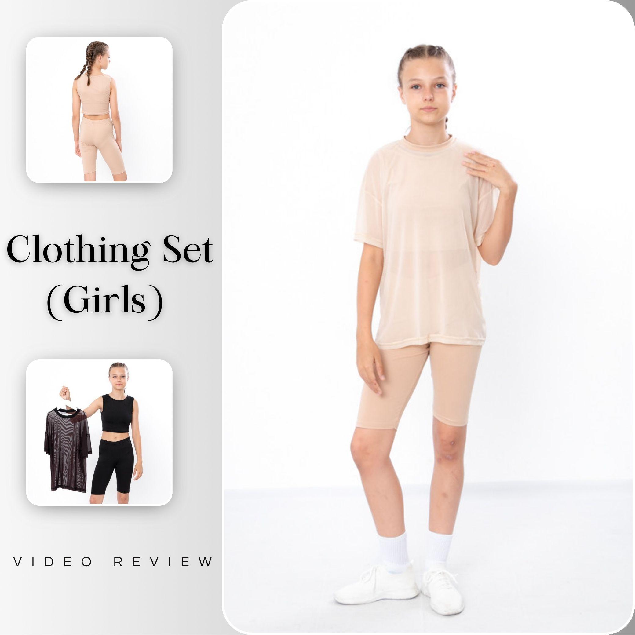 Girls’ Fashion Set – High-Quality Fabric & Trendy Look, Summer, 6435-100 HC