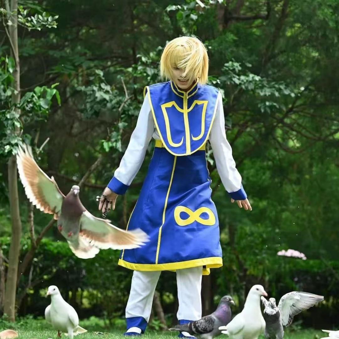 Hunter x Hunter Kurapika Urteils-Ketten Cosplay & Halloween Kostüm Armband & Perücke