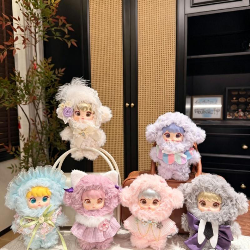 Cartoon Cute Vinyl Face Plush Doll Pendant Keychain Backpack Hanging Decoration Gifts