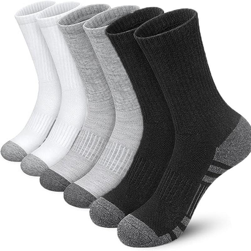 30-1 Paar Atmungsaktive und Schweißabsorbierende Sportsocken für Herren, Laufen, Basketball, Marathon, Langschaftsocken, Hohe Socken für Herren