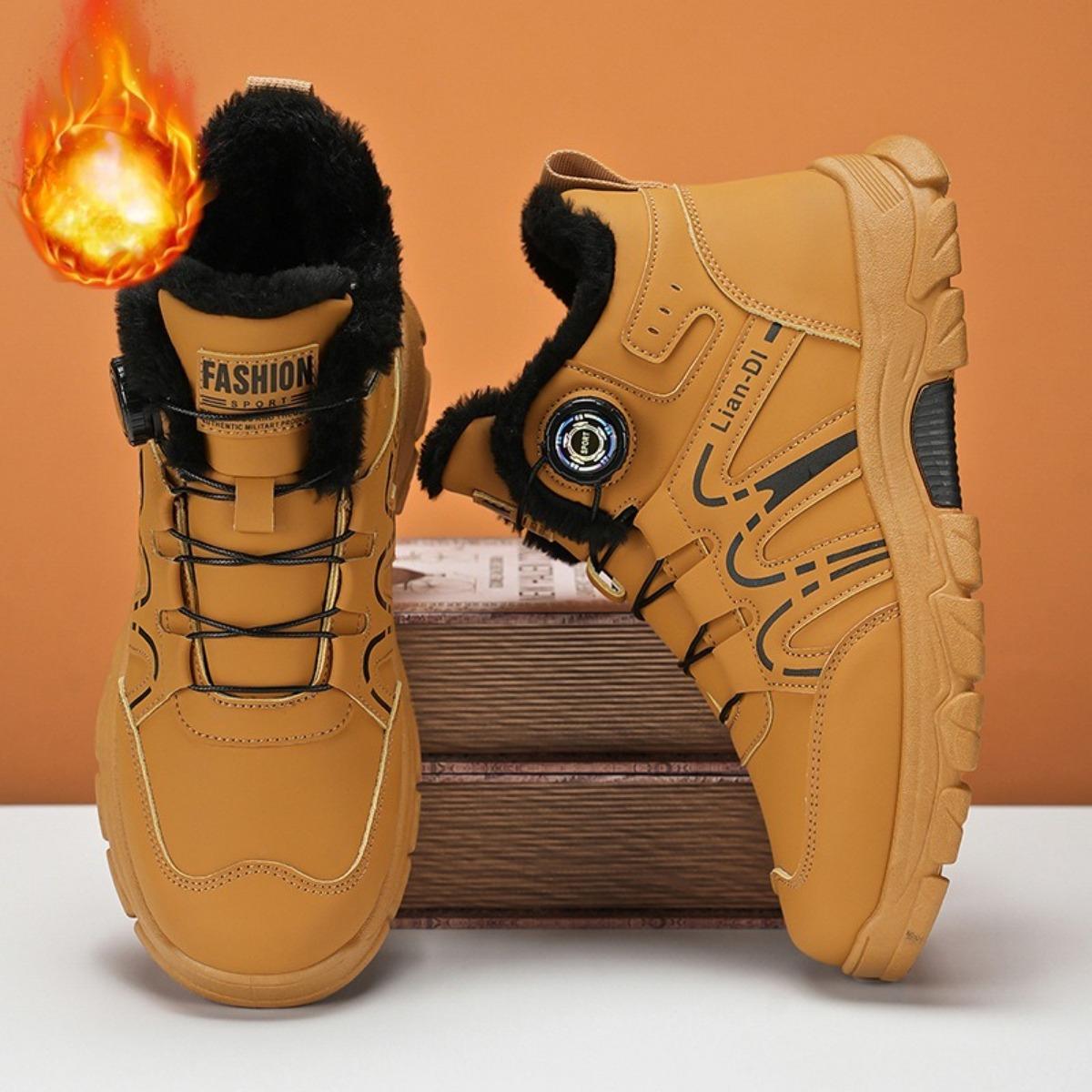 Velvet Shoes, Thick Shoes, Cotton Shoes, Men's Shoes, Warm Shoes, Martin Boots, Breathable, Casual Shoes, Sports Shoes
