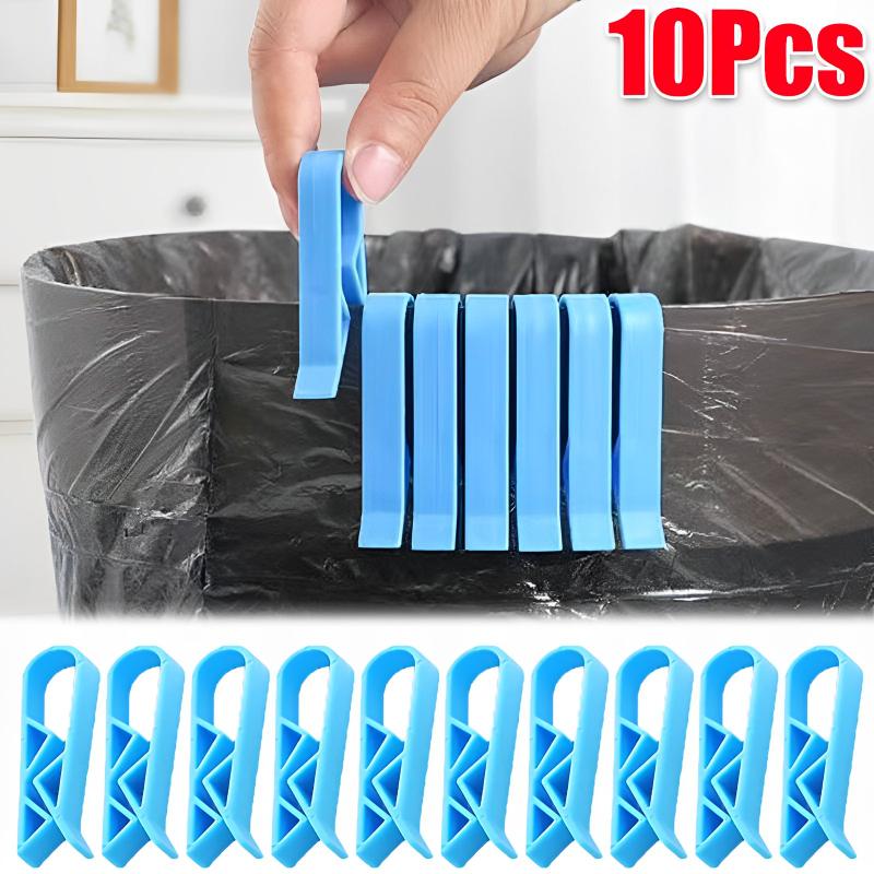 1/2/5/10 PZ Clip Fissa Sacchetto Spazzatura Universale in Plastica Supporto Fissa Sacchetto Cestino Rifiuti per Organizzatore Bagno Casa Cucina Clip di Fissaggio