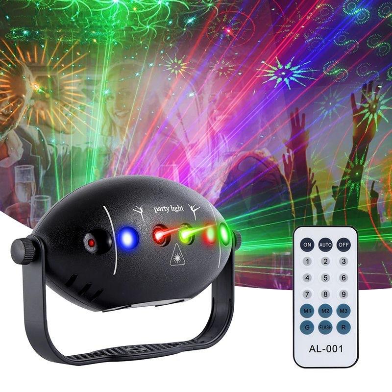 72 Pattern Disco Projector Stage Light DJ Strobe Party Club Lamp Home Holiday Decoration Lights