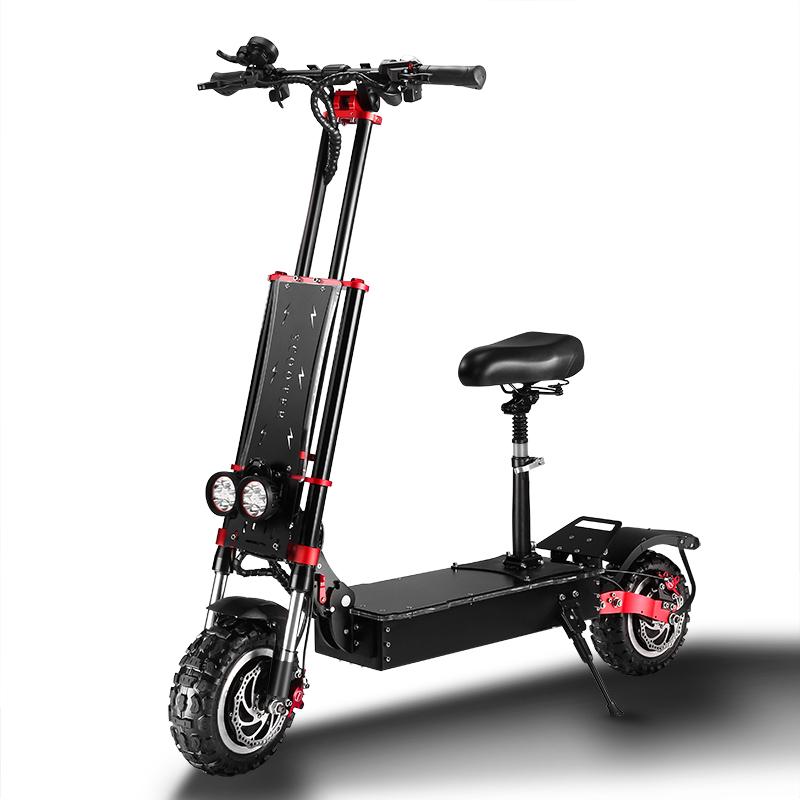 BOYUEDA S4-11 6000W High Power Dual Motor 60V 38AH Battery 11 inch Folding E-Scooter Off-road Electric Scooters