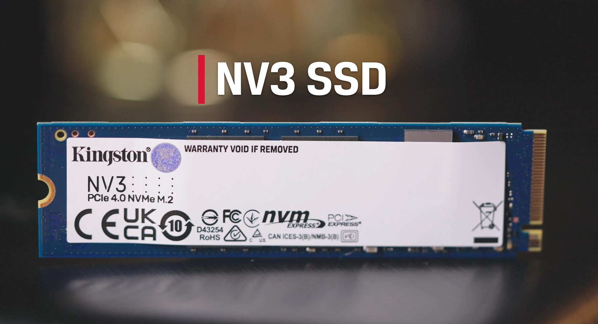 Kingston NV3 PCIe 4.0 M.2 2280 NVMe SSD Dahili Sabit Sürücü 500GB 1TB 2TB 4TB 6000Mb/s'ye Kadar PCIe 4.0 Gen 4x4 Orijinal Katı Hal Sürücü Sabit Disk
