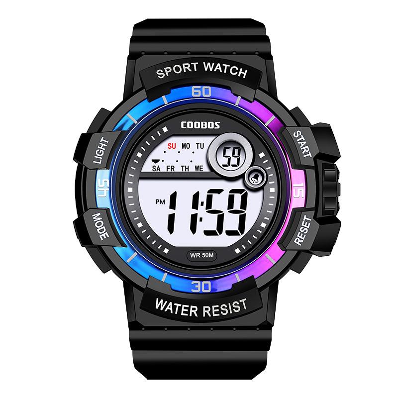 Men Watch Sport Multifunction Luminous Led Digital Wristwatches Waterproof Calendar Clocks Watches