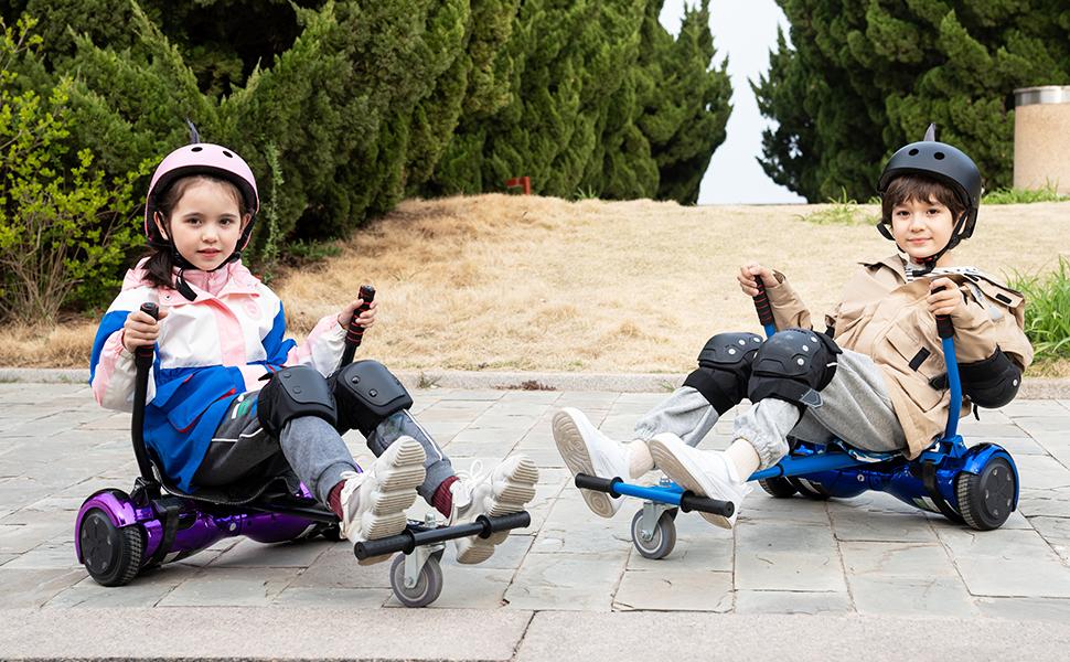 Pack Hoverboard camouflage et Hoverkart hip-hop - RCB - Cadeau Super pour les Enfants