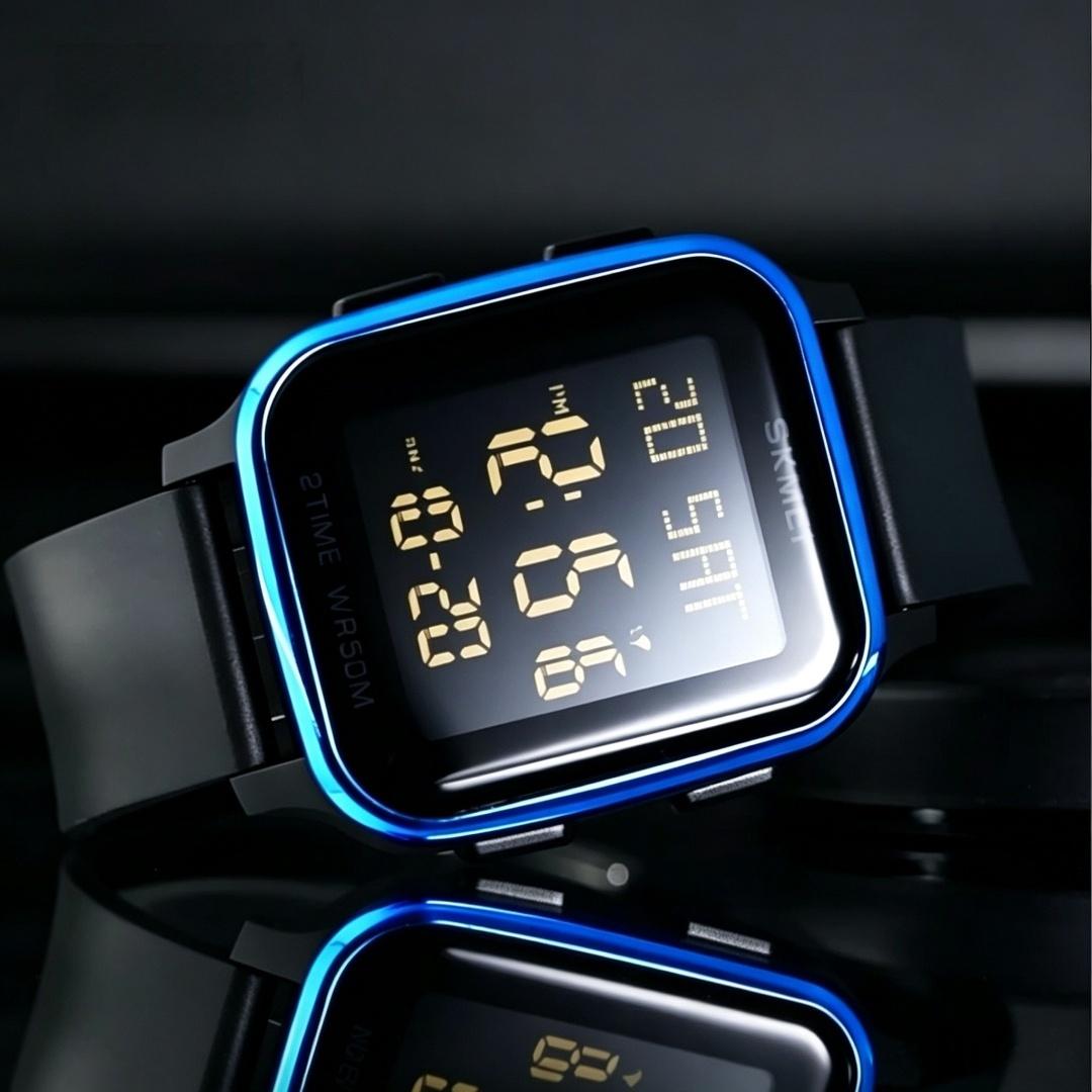 Men's Digital Watch SKMEI Square 50M Waterproof Sports 1858