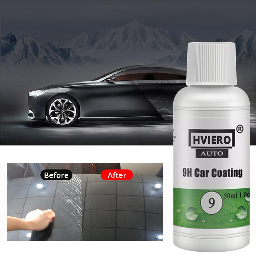 HVIERO-9 20ML-100ML Paint Cleaner Polishe Ceramic Car Coating Sealant Anti Scratch Remover Auto Exterior Care Hydrophobic Wet Wax