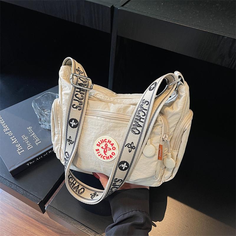 Multi-pocket Messenger Bags for Women Fashion Nylon Shoulder Bag Ladies Large Handbags Female Travel Shopping Tote Purse