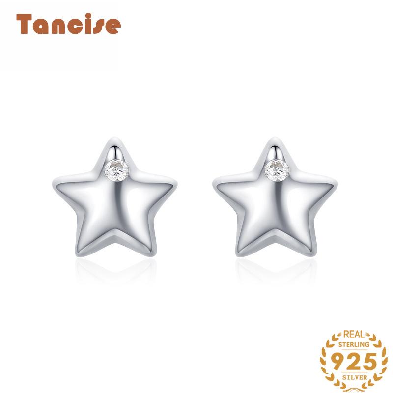 Tancise 925 Sterling Silver Zircon Earrings Drop Earrings For Women Wedding Party Gifts