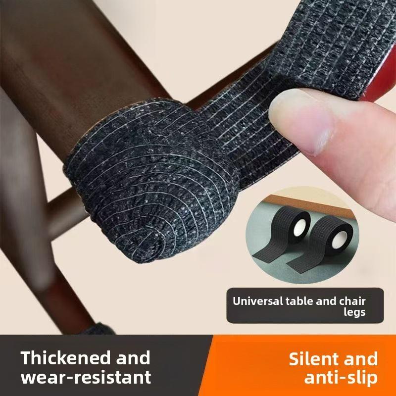 Noiseless Chair Leg Caps Anti-Slip Furniture Pads Self-Adhesive Tape for Chairs Tables Handles