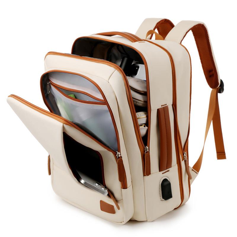 Large Capacity, Backpack, Leisure Travel Bag, Dry Wet Separation, Backpack, Expandable, Sports Bag, Business Trip Computer Bag