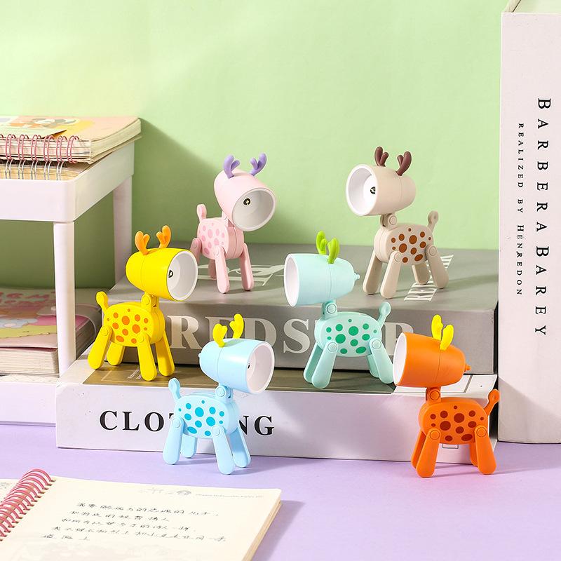 New Spotted Dog Mini Night Light, Desk Lamp, DIY Creative Gift, Cute Cartoon Ornament