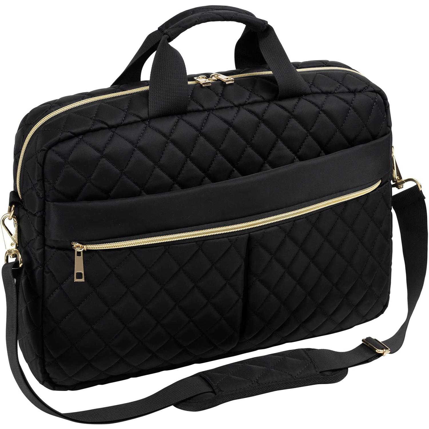 Elegant Women’s Laptop Tote Bag – 15.6" Waterproof Business Shoulder Bag & Briefcase with Multi-Pocket Organizer