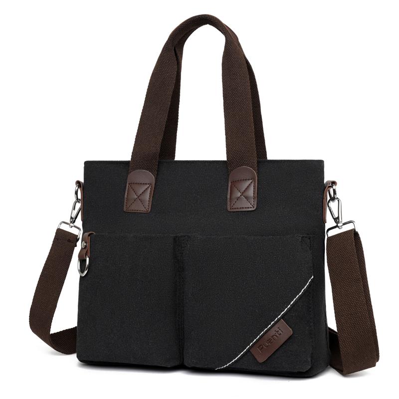 Pánské plátěné tašky přes rameno Casual Tote Cestování Pánská crossbody taška Luxusní tašky Messenger Móda Vysoce kvalitní kabelka
