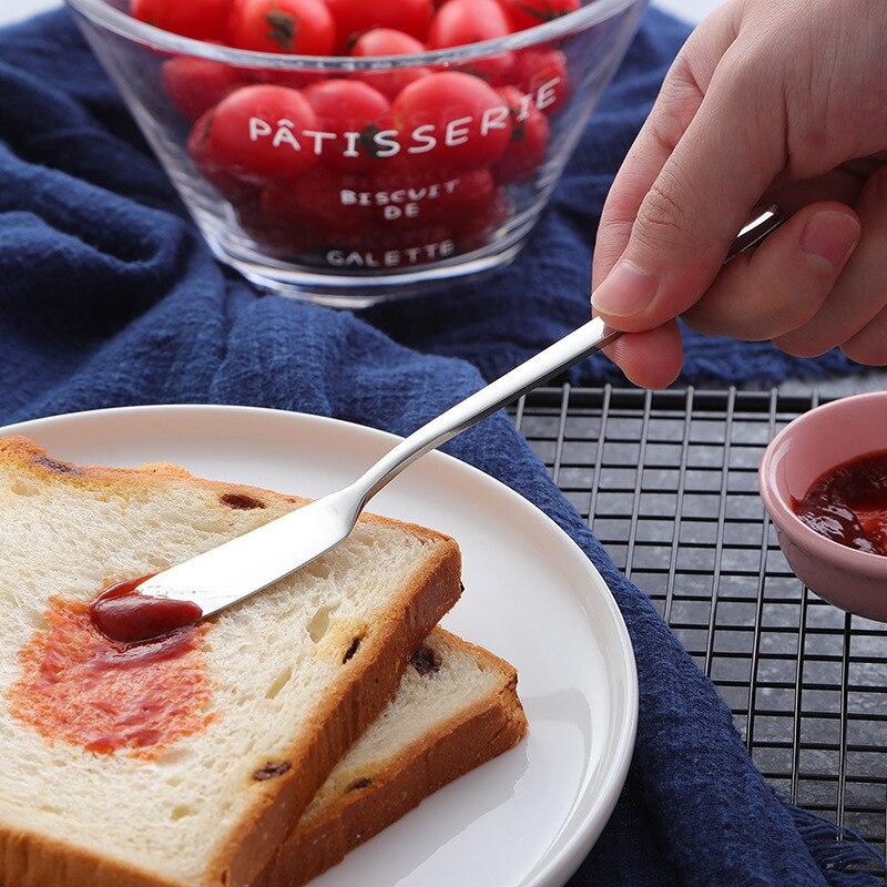 Stainless Steel Butter Spatula Cheese Dessert Jam Spatulas Cream Cutlery Marmalade Toast Bread Spatulas Butter Spreader