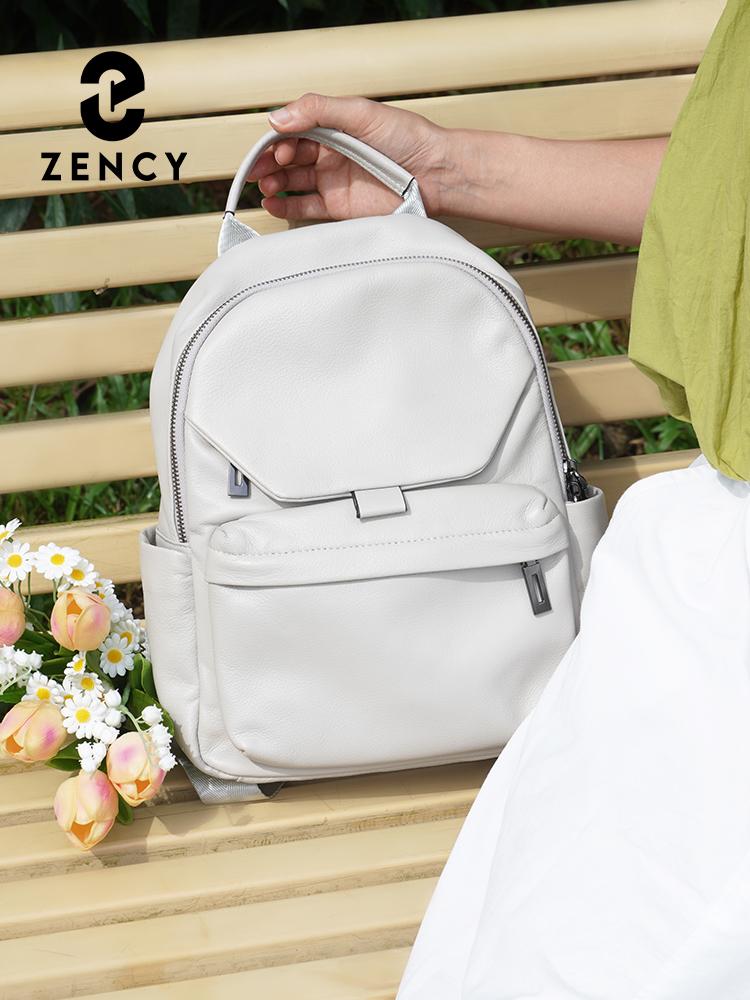 Zency Soft Original kožený batoh pro ženy, módní dámská taška přes rameno 2024