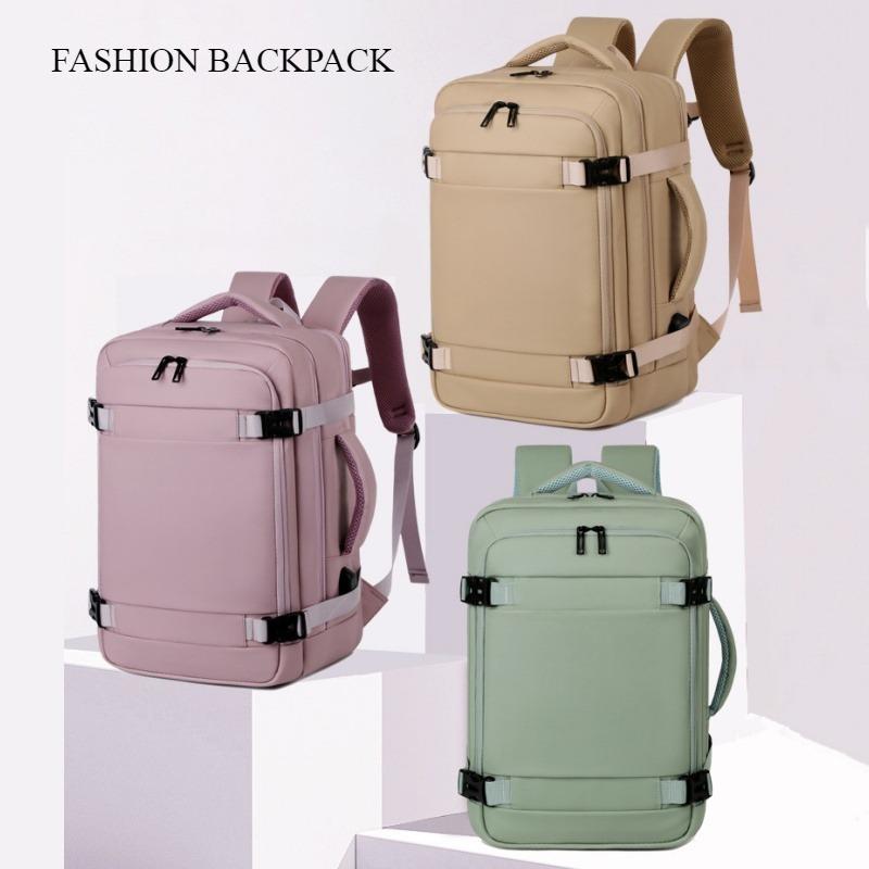 New Lightweight Load-reducing Backpacks Outdoor Travel Bag Teenager College Student Schoolbag Large Capacity Unisex Waterproof PU Computer Knapsacks