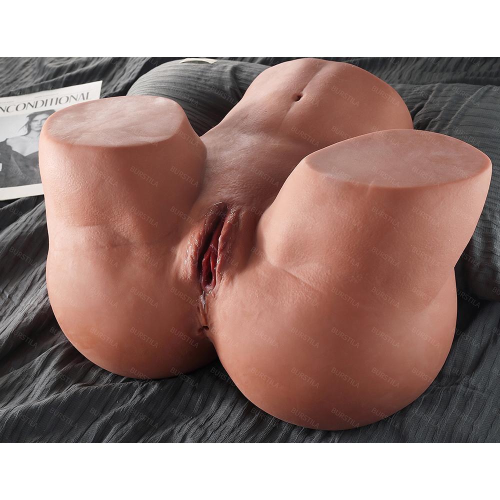 27KG Realistic Hip Masturbator for Men - 2 Hole Design (Deep Vagina & Tight Anal) with 3D Lifelike Pussy and Ass&Ultra-Realistic Sex Doll Hip