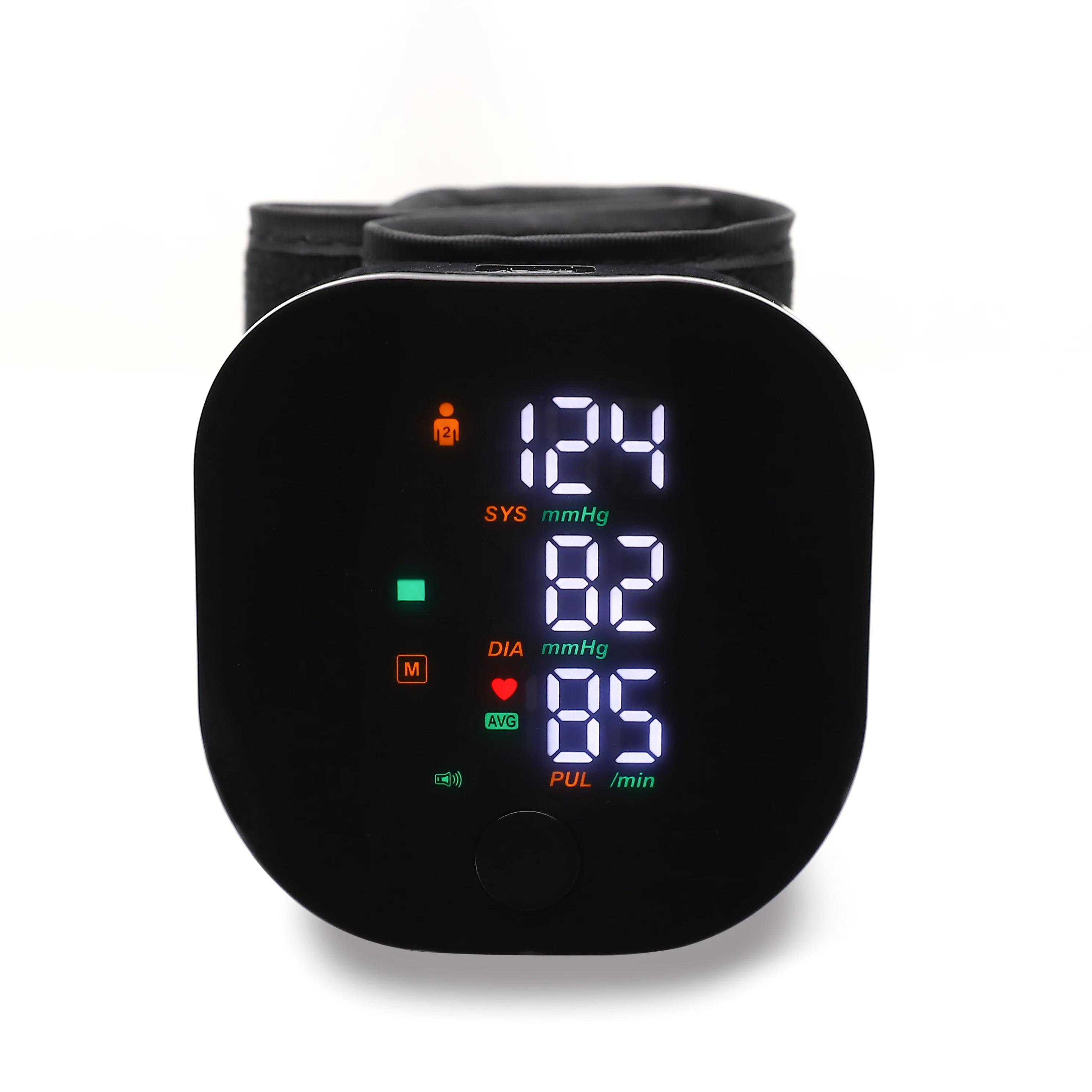 High-Precision LCD Blood Pressure Monitor, Electronic Wrist Device for Home Health Monitoring