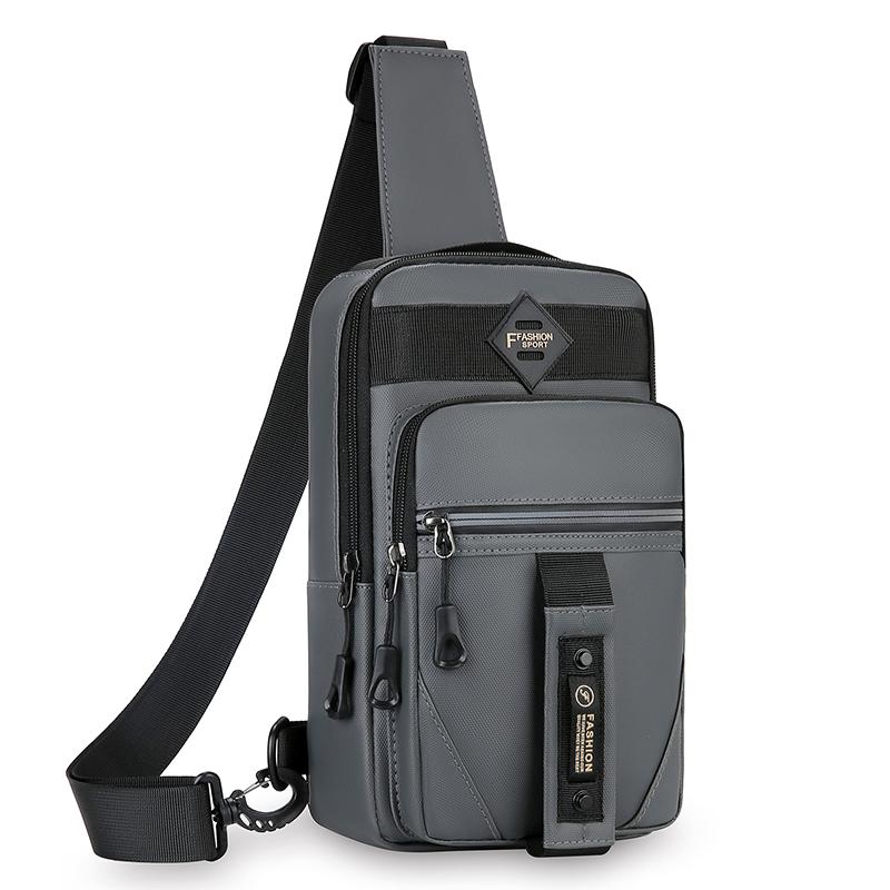 High Quality Men's Crossbody Bag Fashion Casual Waist Packs Male Chest Handbag Bolsa