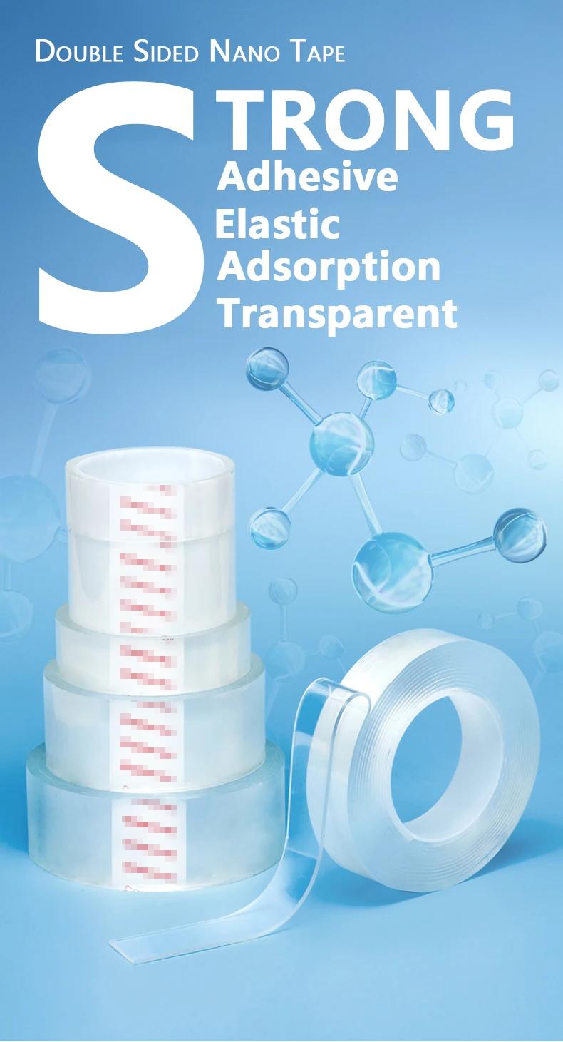 Nano Tape Super Strong Double Sided Tape Extra Strong Adhesive Non-slip Tape Waterproof Transparent Tape for Kitchen Bathroom