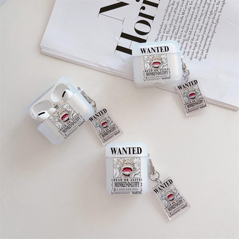 One Piece Creative Nika Luffy Suitable for Apple Wireless Bluetooth Earphone Shell Airpods Protective Cover