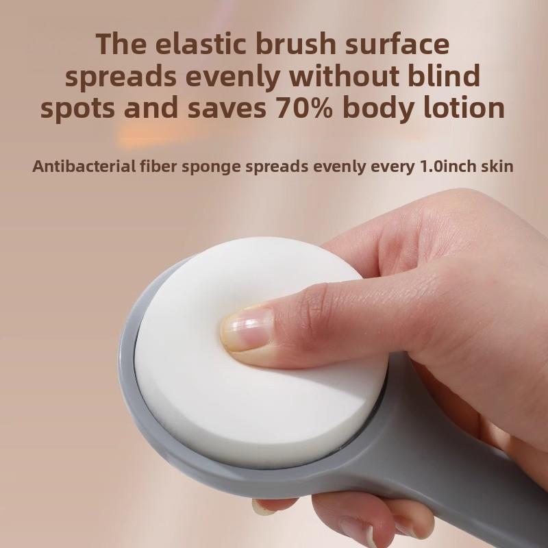 Lotion Oil Cream Applicator Shower Brush Long Handled Head Body Leg Back Bath Brush Scrub Massager Scrubber Bath Supplies Tools