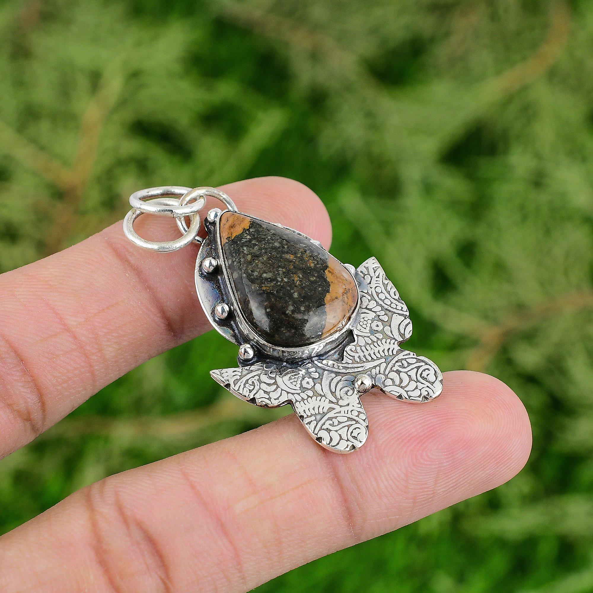 Töchtertag Sale 925 Silber Bauxit Edelstein Schwester Handwerker Anhänger Schmuck